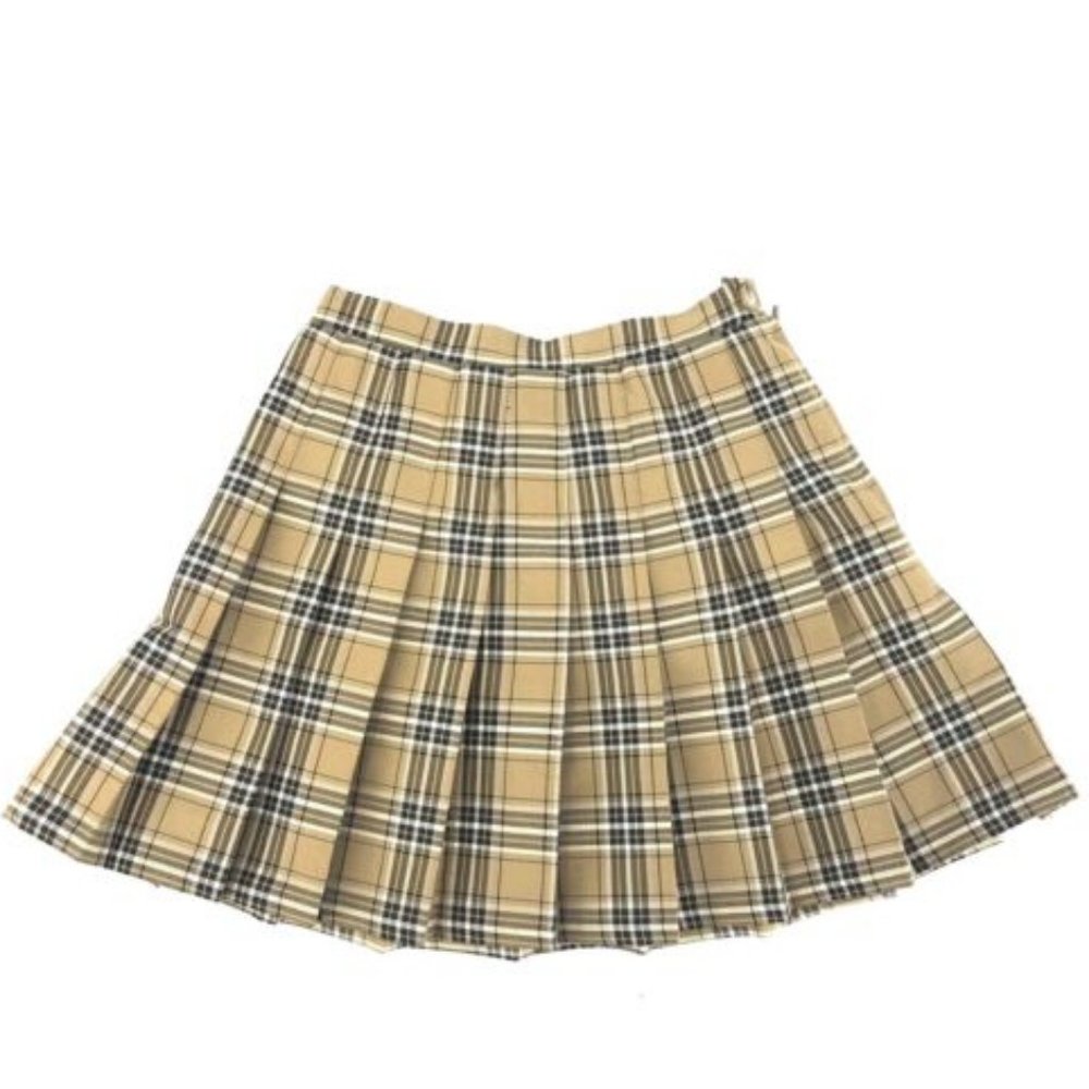 Wild Fable Plaid Pleated Preppy Mini Skirt